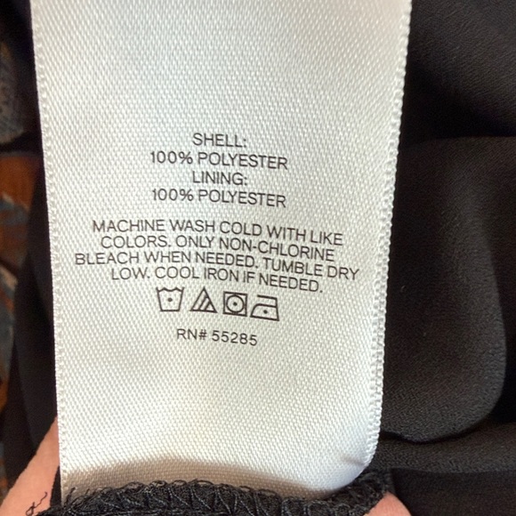 Express Long Sheer Sleeve Ruffled Floral Dress Size Medium - Picture 13 of 14